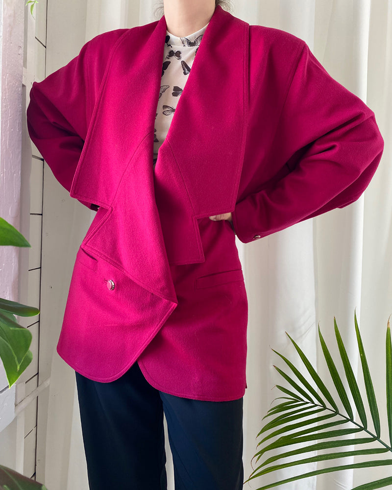 80s Versace Wool Jacket | M