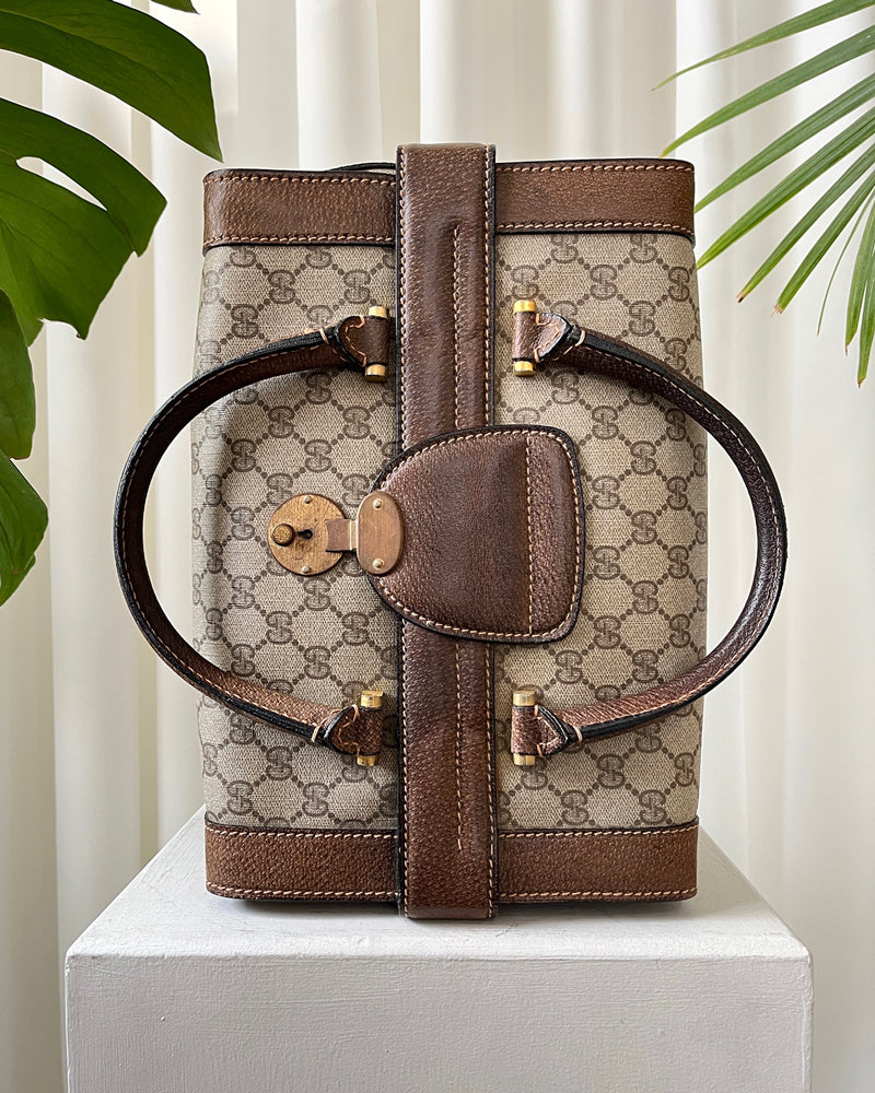 70s Gucci Monogram Travel Case