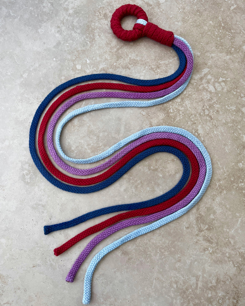 80s Multi Color Rope Belt