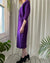 80s Purple Suede Dress