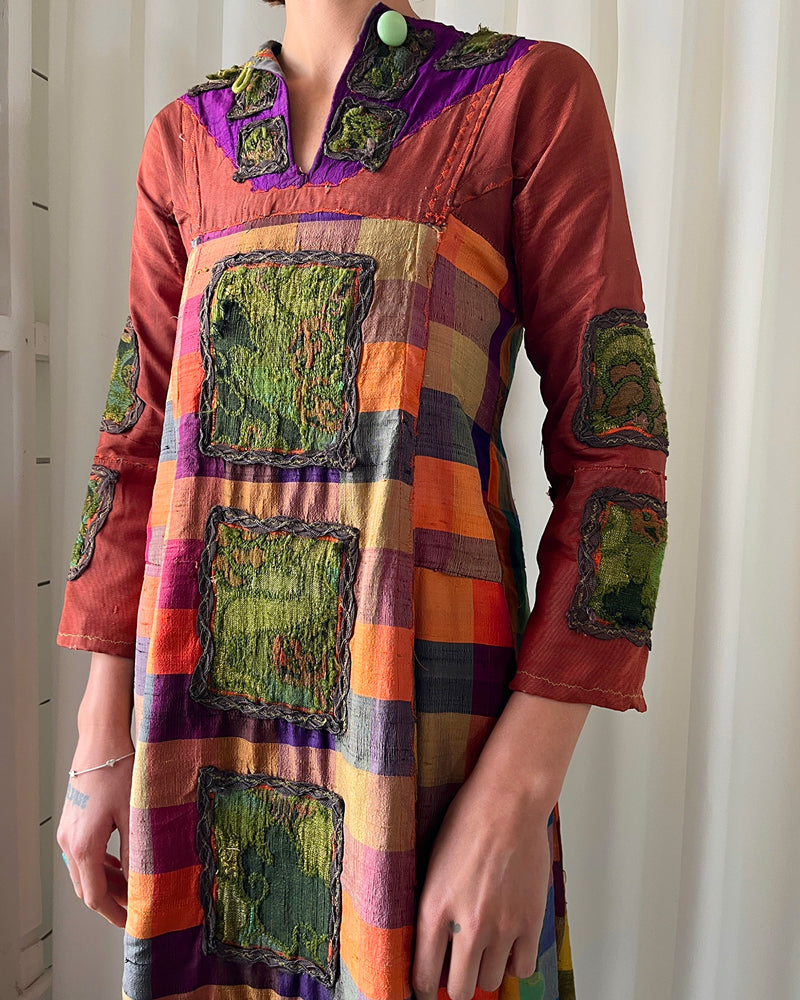 Ajrakh Patch Work Dress – The WAYW