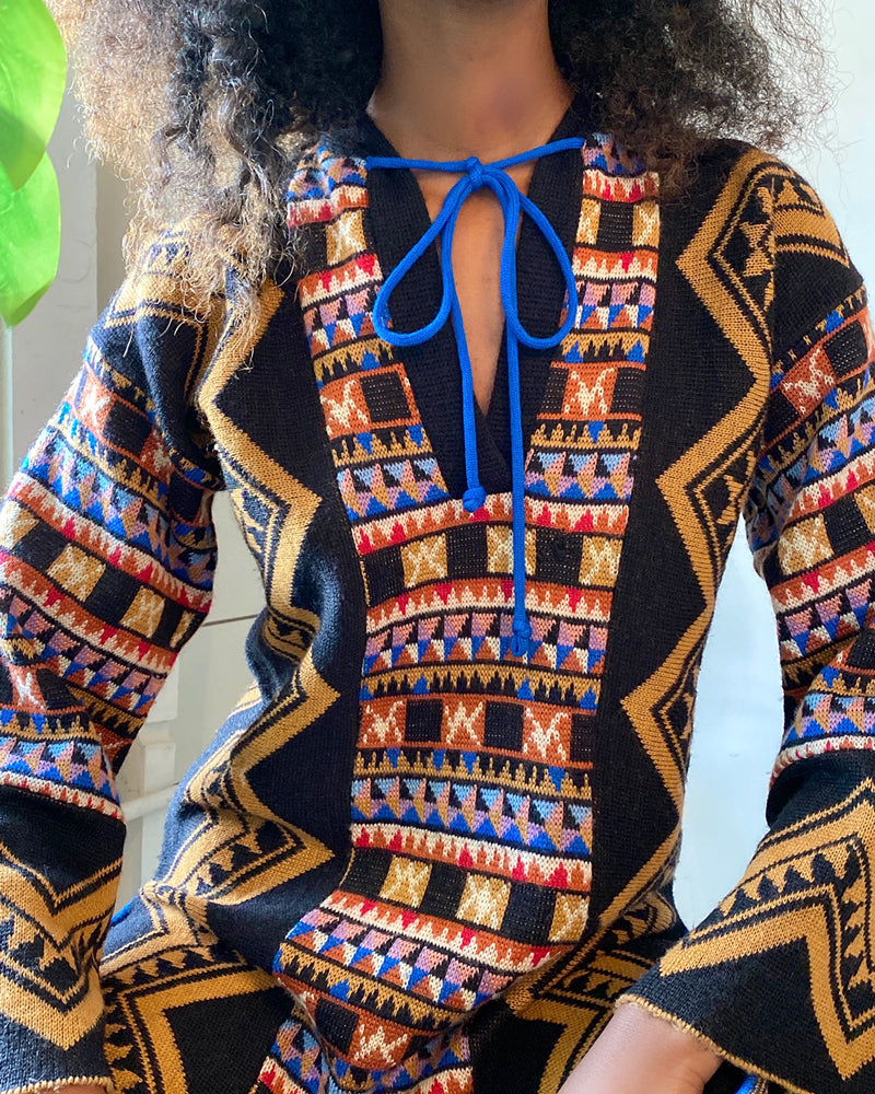 70s Bill Gibb Sweater | XS-M