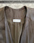 70s Versace Designed Leather Trapeze Coat | XS-M