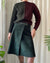 60s Green Suede Skirt