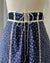 70s Gunne Sax Navy Corset Skirt