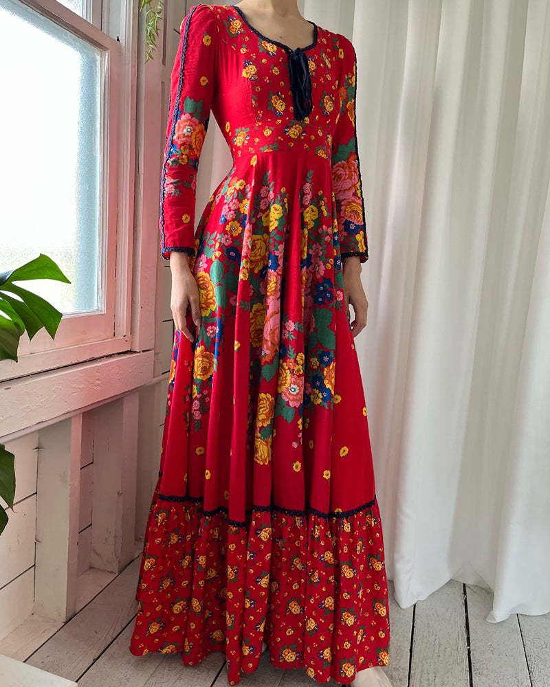 70s Gunne Sax Maxi Dress