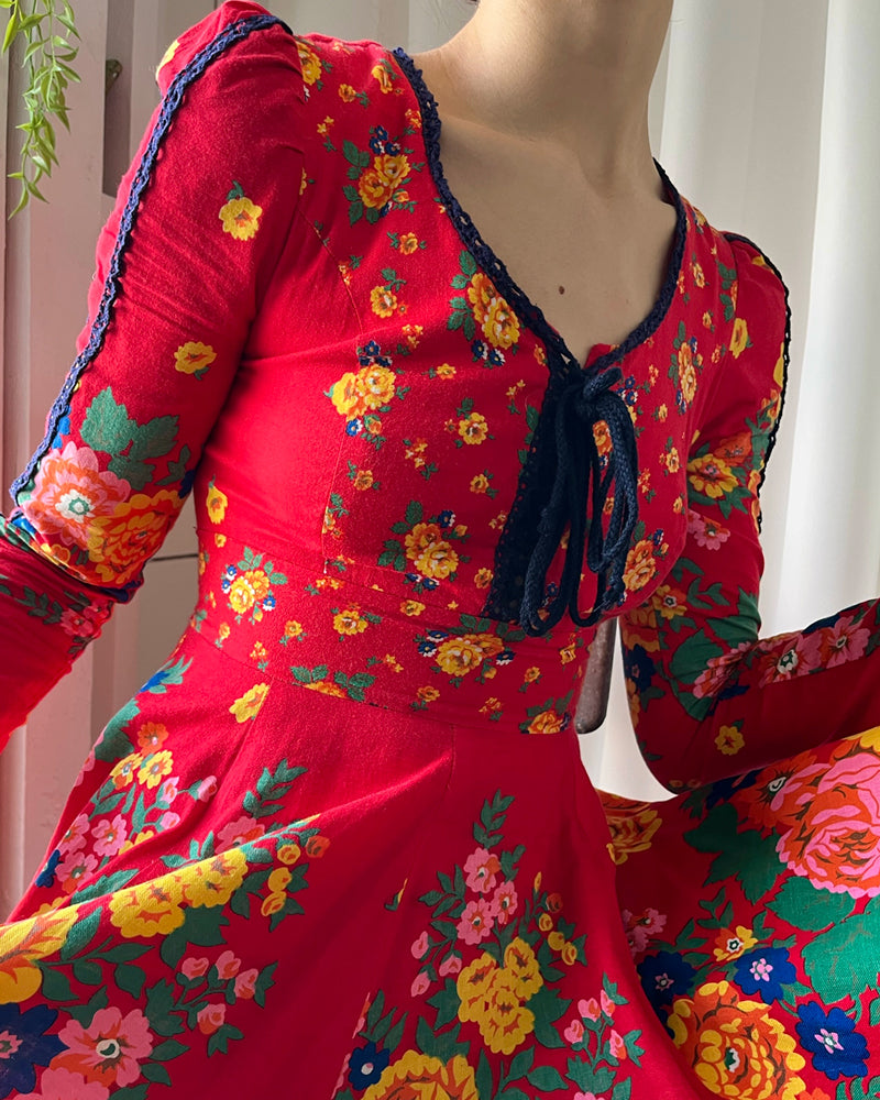 70s Gunne Sax Maxi Dress
