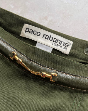 70s Paco Rabanne Wool Skirt