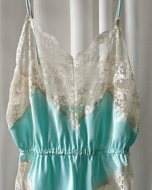 80s Satin & Lace Teddy | S-M