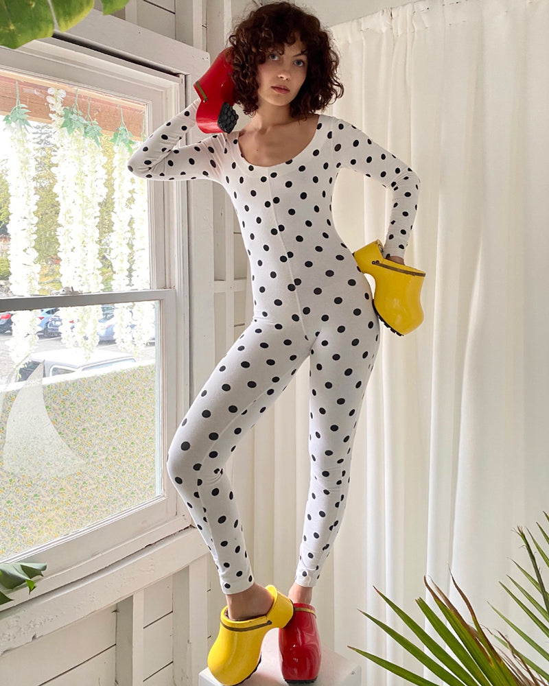 80s Betsey Johnson Catsuit | XS