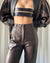 80s Burberry Leather Pants