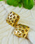 90s Gold Leopard Earrings