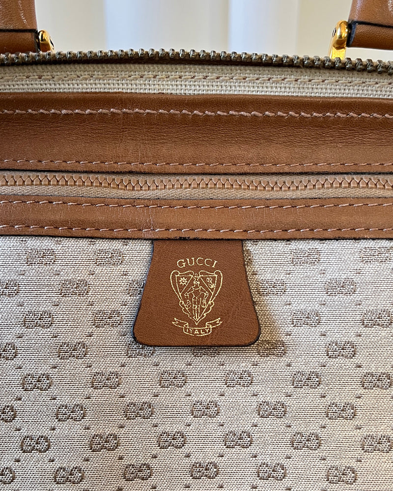 Gucci Vintage Monogram Canvas Bag
