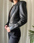 90s Black Leather Jacket