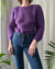 80s Purple Mohair Sweater
