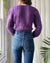 80s Purple Mohair Sweater