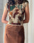 90s Alaia Brown Suede Skirt