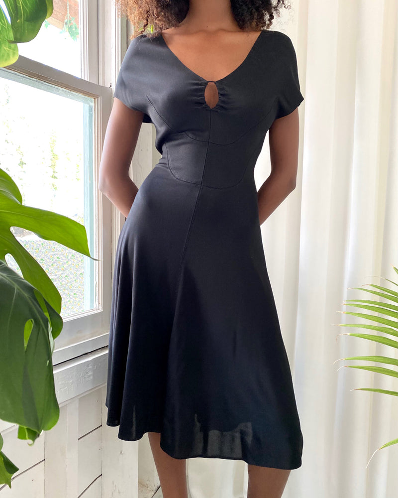 90s Alaia Cut-Out Dress | XS-S - Lucky Vintage 90s Alaia Cut-Out Dress | XS-S - Lucky Vintage