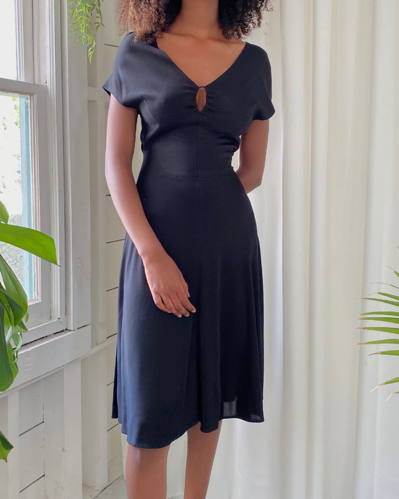 90s Alaia Cut-Out Dress | XS-S