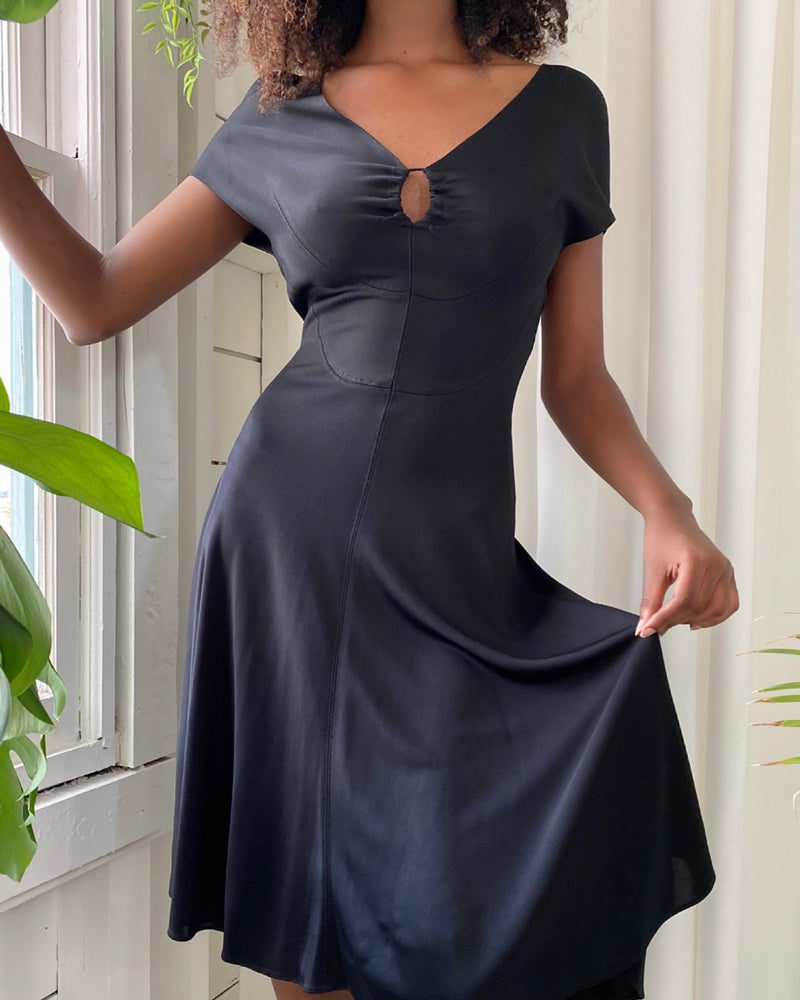 90s Alaia Cut-Out Dress | XS-S