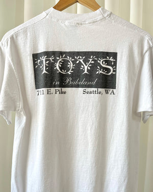 90s Babeland Seattle T-Shirt | M - Lucky Vintage 90s Babeland Seattle T-Shirt | M - Lucky Vintage