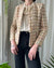 90s Silk Confetti Tweed Blazer