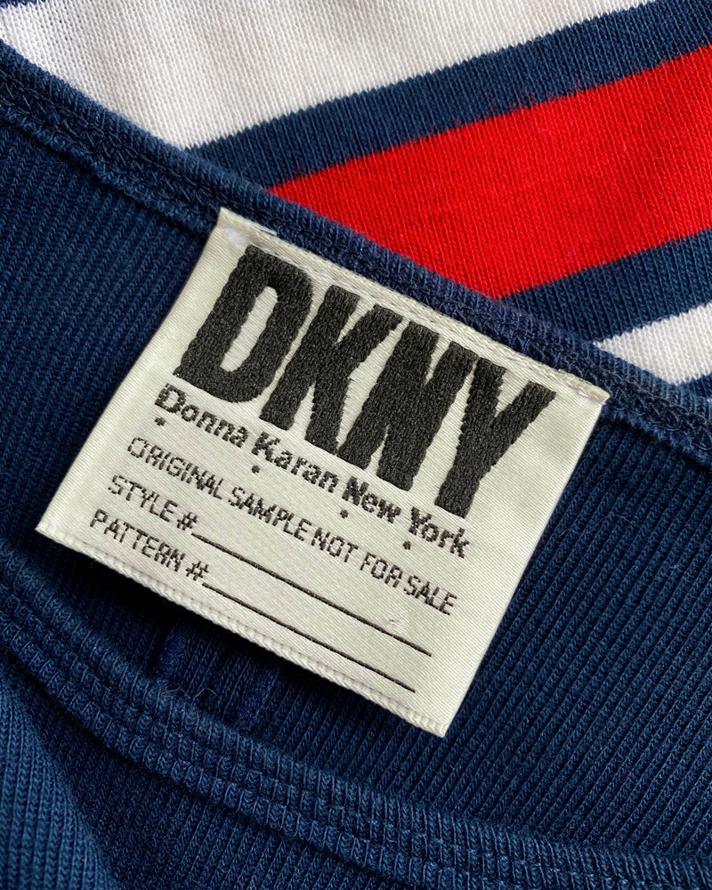 90s DKNY Sporty Stripe Dress | XS