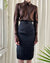 90s Versace Layered Silk Skirt