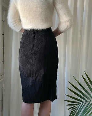 90s Versace Suede Skirt