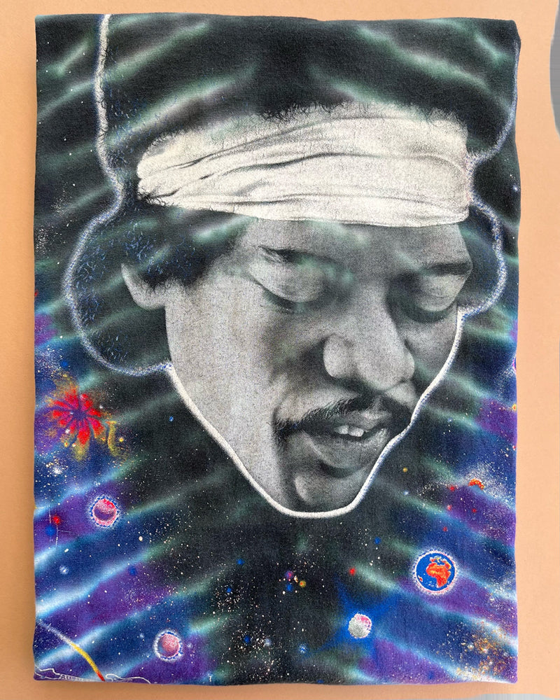 90s Jimi Hendrix Tie Dye T-Shirt | L-XL