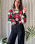 80s Poinsettias Sweater