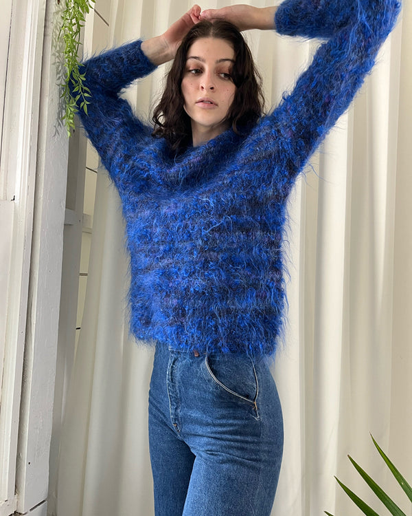 90s Mohair Confetti Sweater - Lucky Vintage