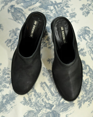 Ann Demeulemeester Leather Mules