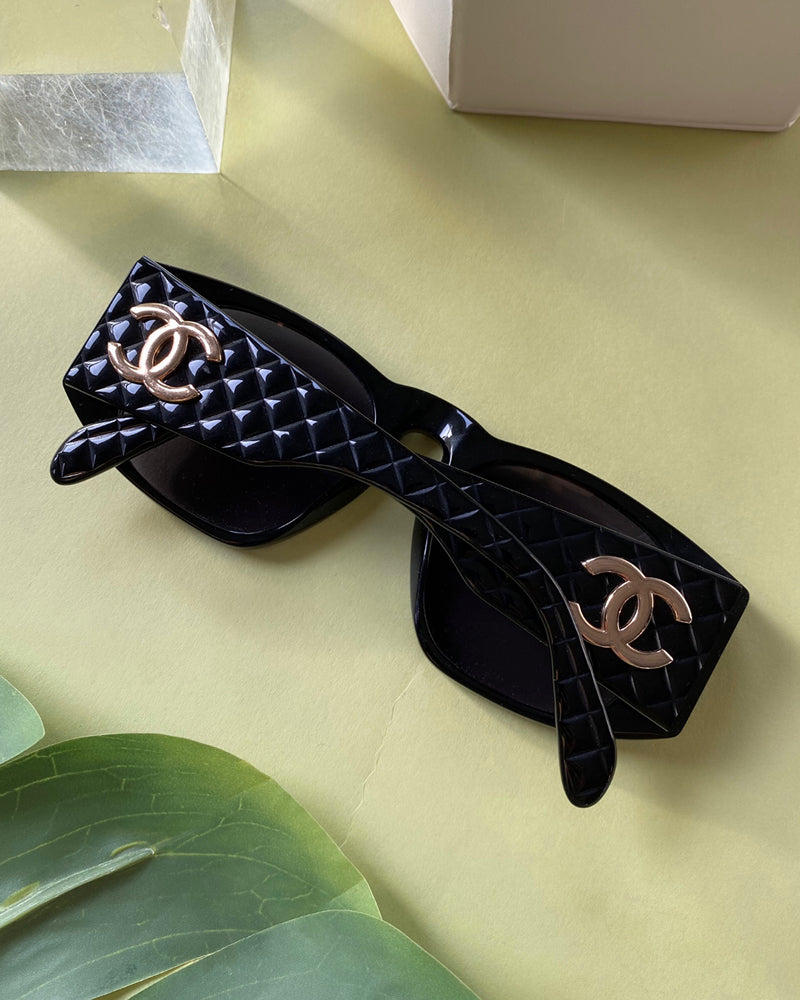 CHANEL, Accessories, Chanel Quilted Sunglasses Case