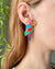 90s Colorful Parrot Earrings