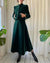 80s Green Velvet Suit