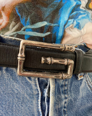 90s Gucci Bamboo Buckle Belt