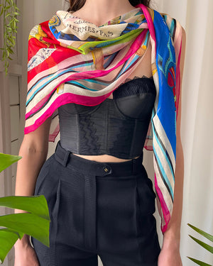 Hermes Sheer Silk Shawl