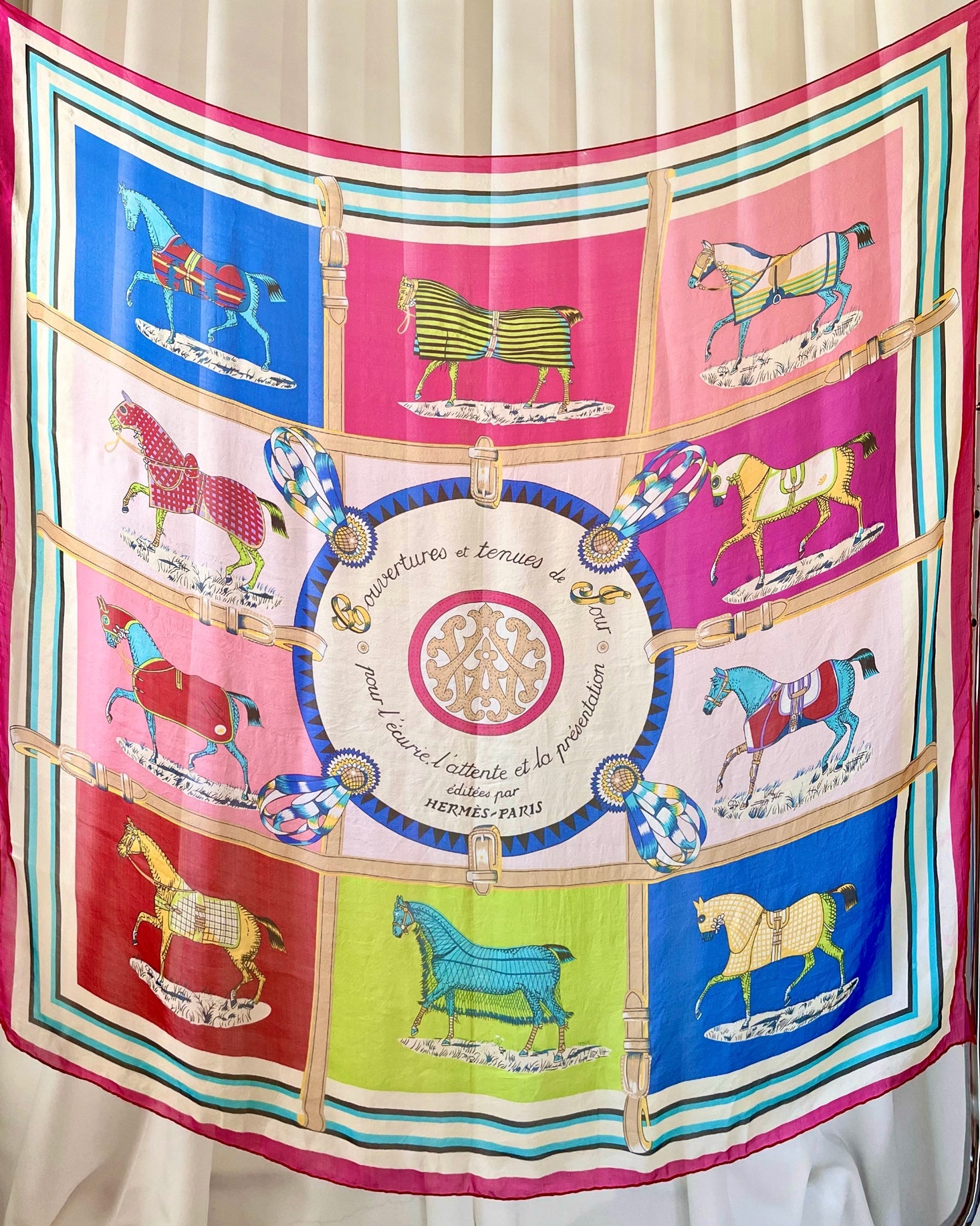 Hermes Sheer Silk Shawl