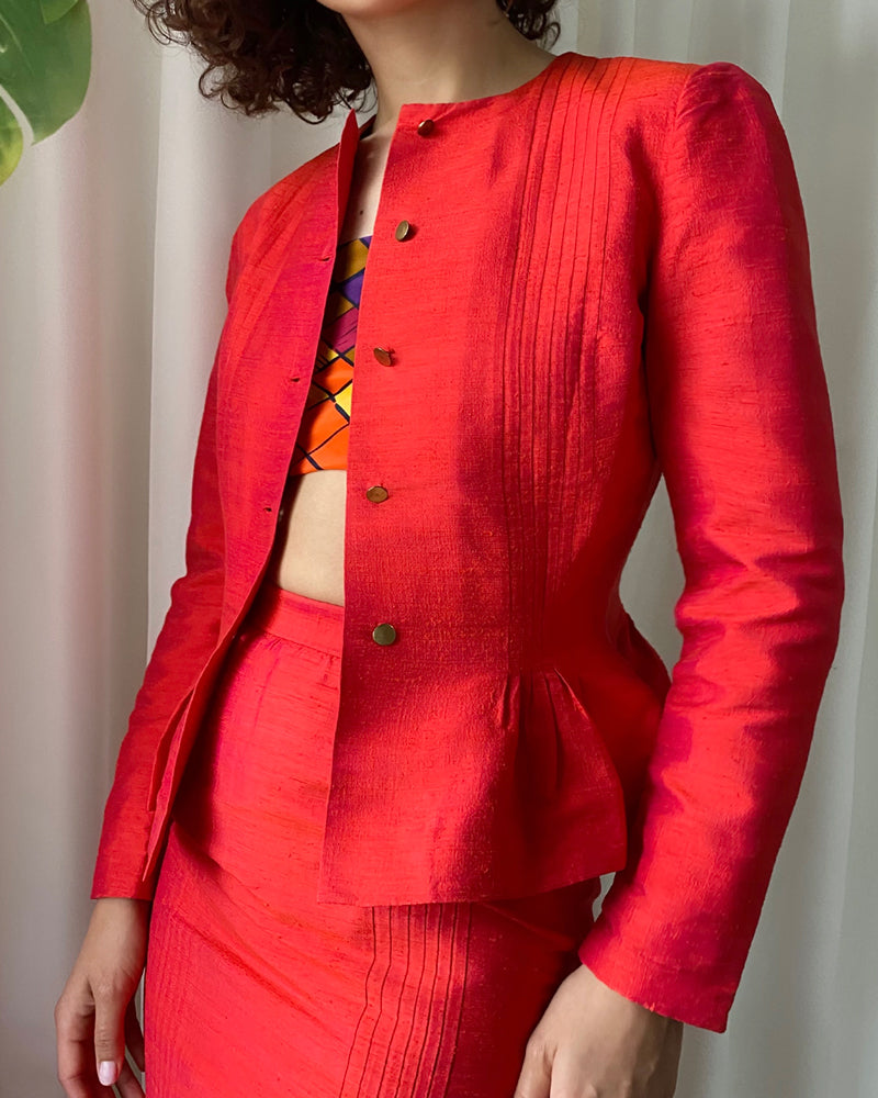 60s Marimekko Silk Suit