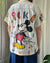 90s Embroidered Mickey Mouse Shirt | M-L