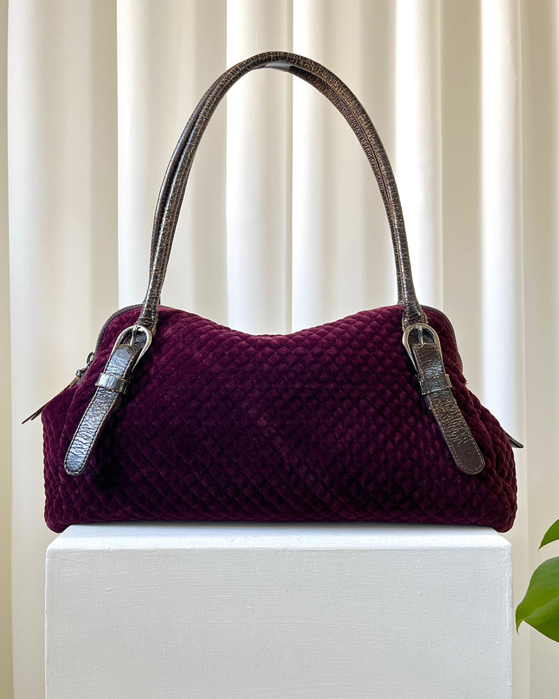 Miu Miu Matelasse Velvet Purse