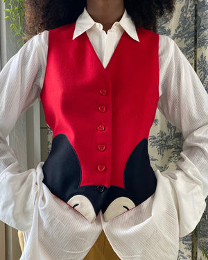 90s Moschino Mickey Mouse Vest