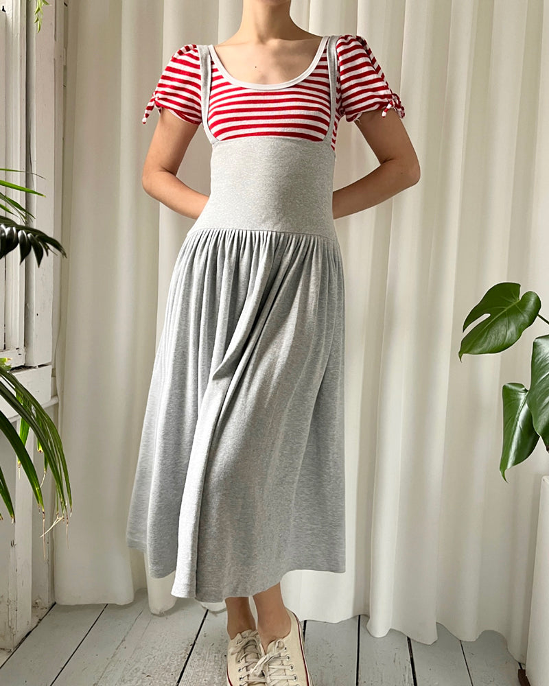 90s Norma Kamali Suspender Dress | S-M