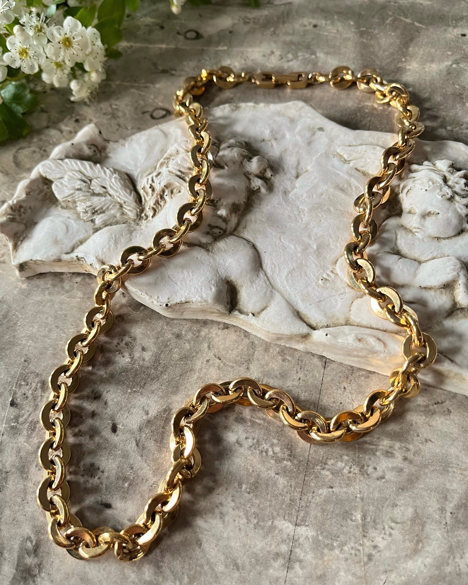 80s Givenchy Gold Chain Necklace