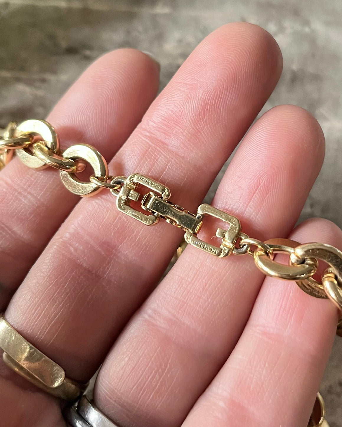 80s Givenchy Gold Chain Necklace