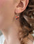 Zuni Sterling Inlay Heart Earrings