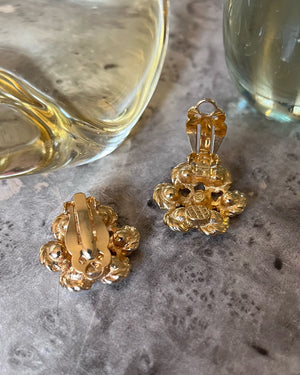 Swarovski Jewel Tone Crystal Earrings