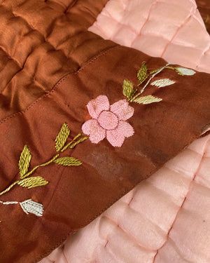 Victorian Quilted Silk Jacket