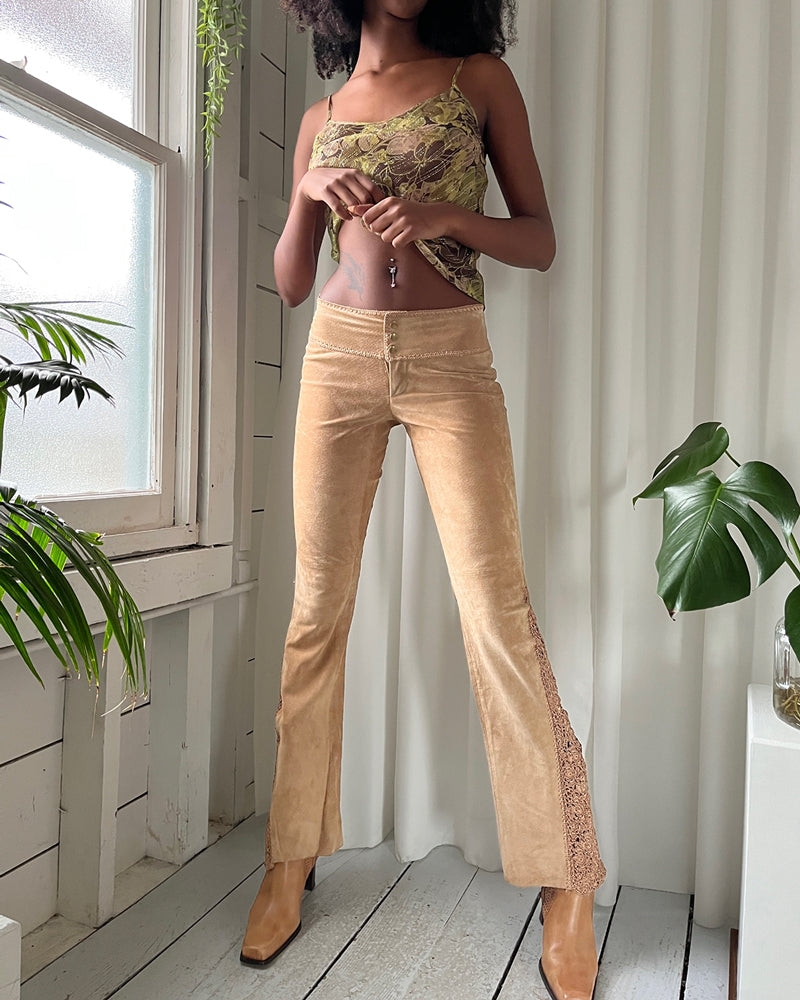60s Low Rise Corduroy Bellbottoms - Lucky Vintage